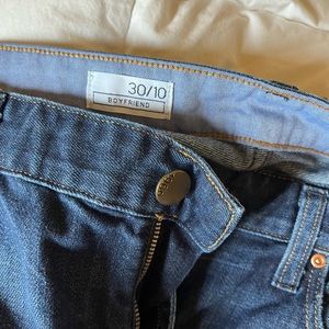 Gap boyfriend fit destructed jeans